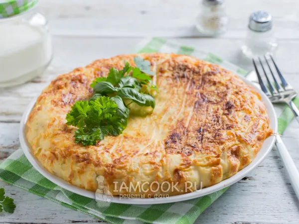 Фото блюда: Капустная запеканка в мультиварке