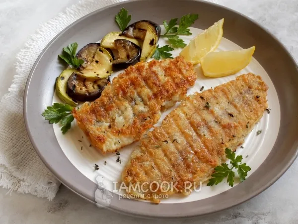Фото блюда: Филе минтая на сковороде-гриль