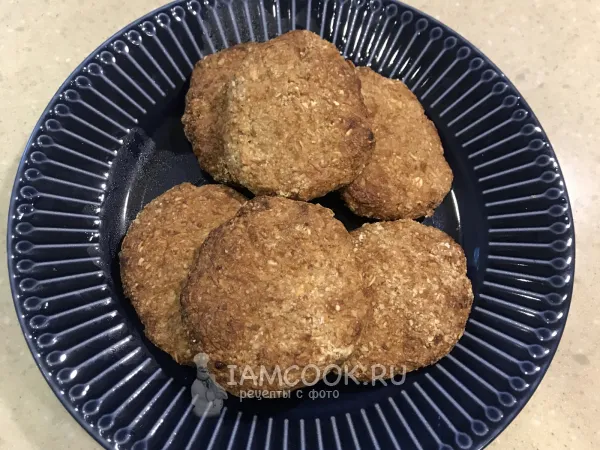 Фото готового блюда: Веганское овсяное печенье с бананом