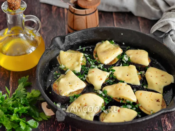 Фото блюда: Жареные баклажаны с сыром