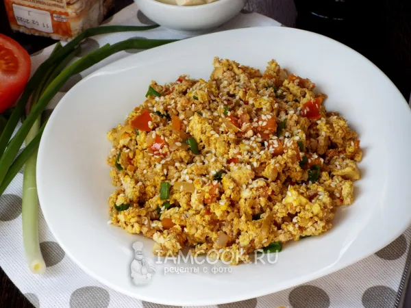 Фото блюда: Тофу скрэмбл