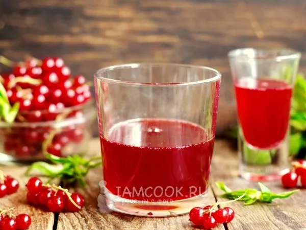 Фото блюда: Ликер из красной смородины (на водке)