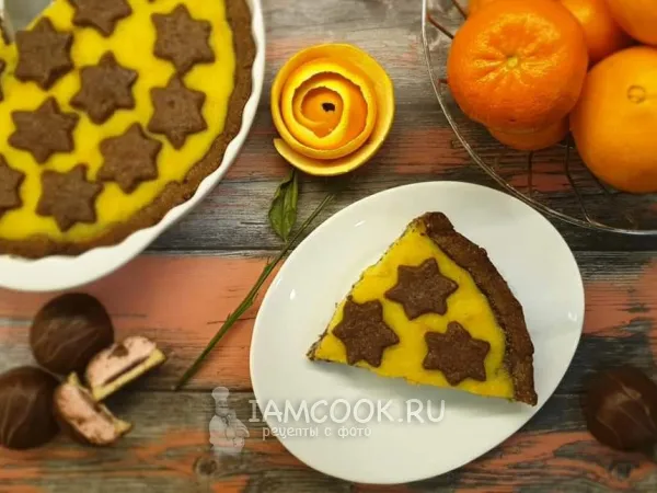 Фото блюда: Кростата с апельсиновым кремом