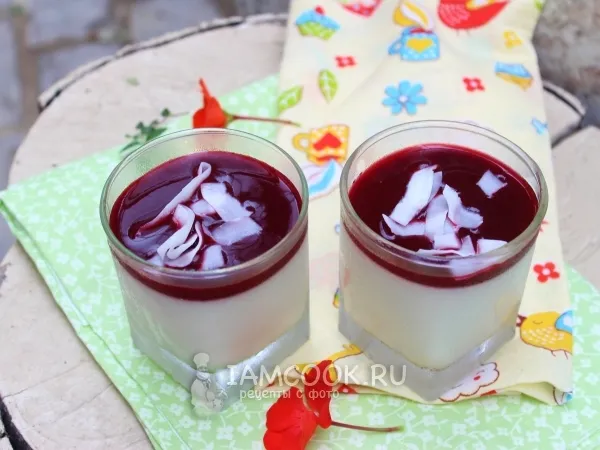 Фото готового блюда: Кокосовая панакота