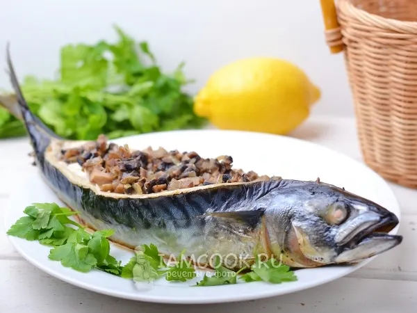 Фото готового блюда: Фаршированная скумбрия