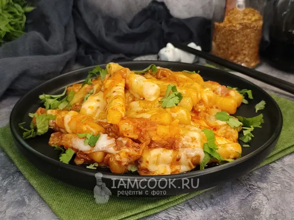 Фото блюда: Токпокки в домашних условиях