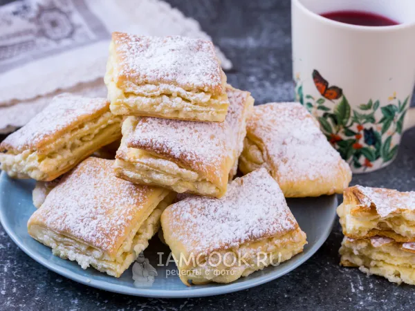 Фото готового блюда: Слойки «Наполеон» на кефире