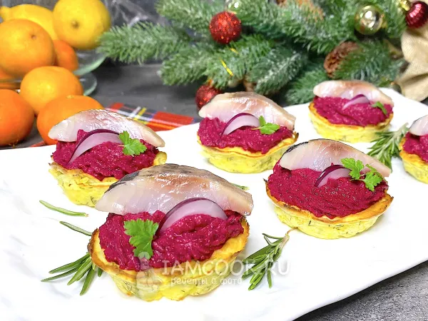 Фото блюда: Закуска «Селедка на шубе»