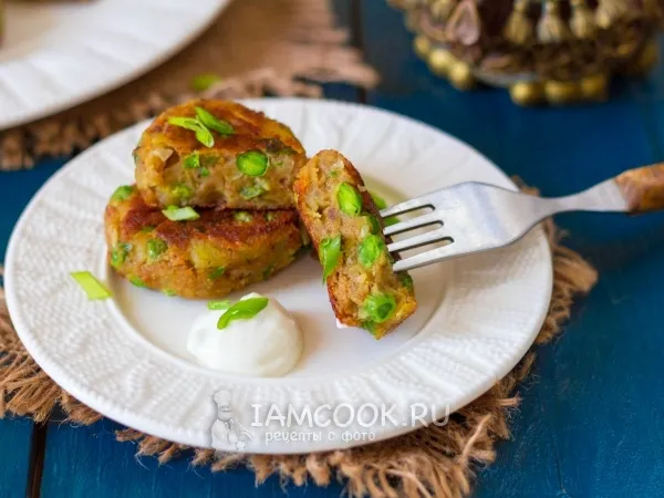 Фото блюда: Картофельные котлеты «Алу тикки»