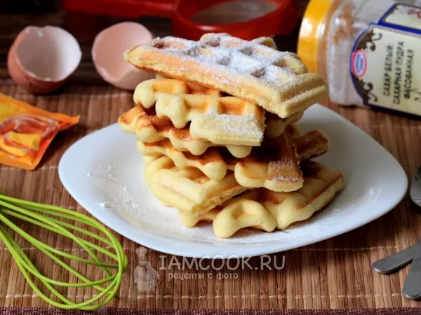 Фото готового блюда: Тесто для вафель