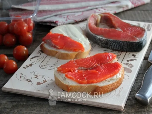 Фото блюда: Засолка нерки в домашних условиях