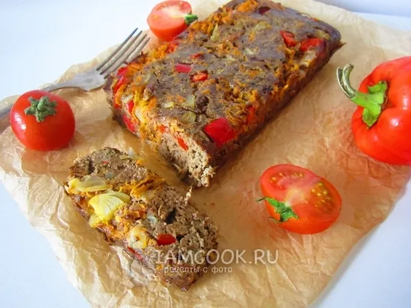 Фото блюда: Суфле из куриной печени с овощами