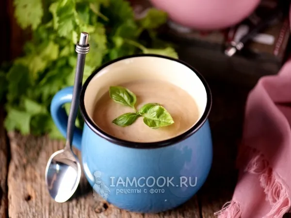 Фото блюда: Куриный крем-суп с сыром