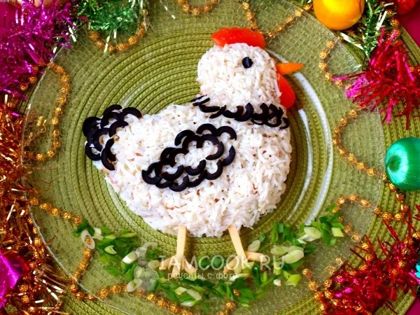 Фото блюда: Салат «Курочка»