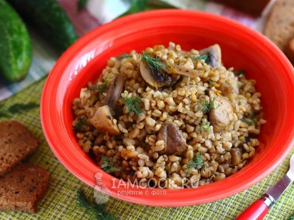 Фото блюда: Булгур с грибами