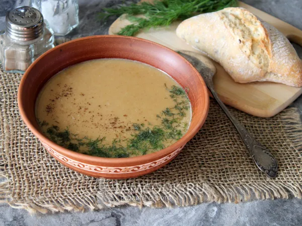 Фото блюда: Суп-пюре из лисичек