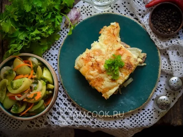 Фото блюда: Картофель по-королевски (по-царски) в духовке