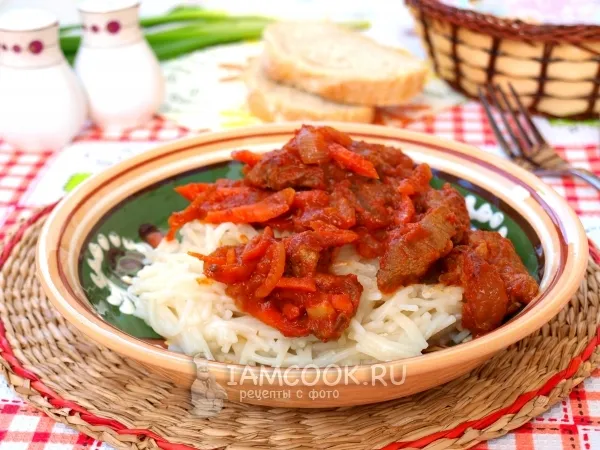 Фото блюда: Поджарка из говядины