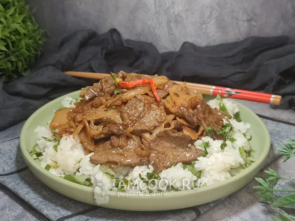 Фото блюда: Кимчи с говядиной