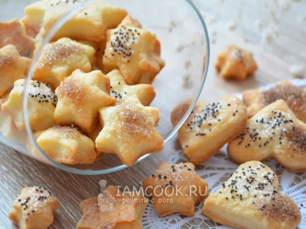 Фото готового блюда: Творожное печенье «Минутка» с повидлом