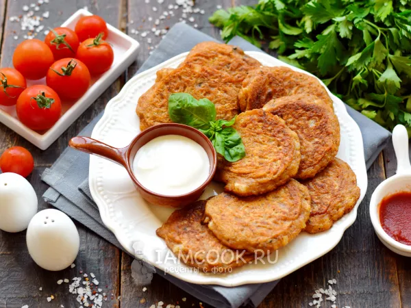 Фото блюда: Котлеты из кильки в томатном соусе