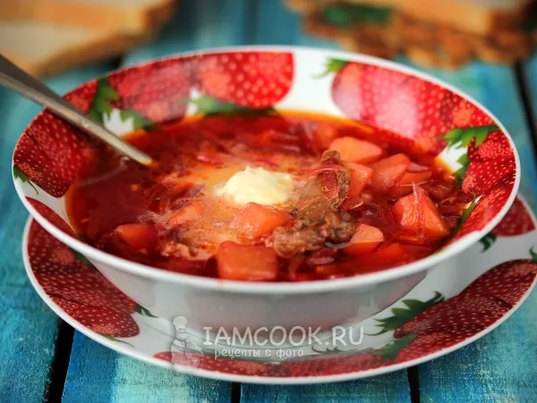 Фото блюда: Борщ без капусты