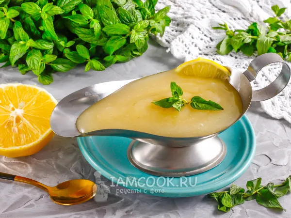 Фото готового блюда: Лимонный курд без яиц