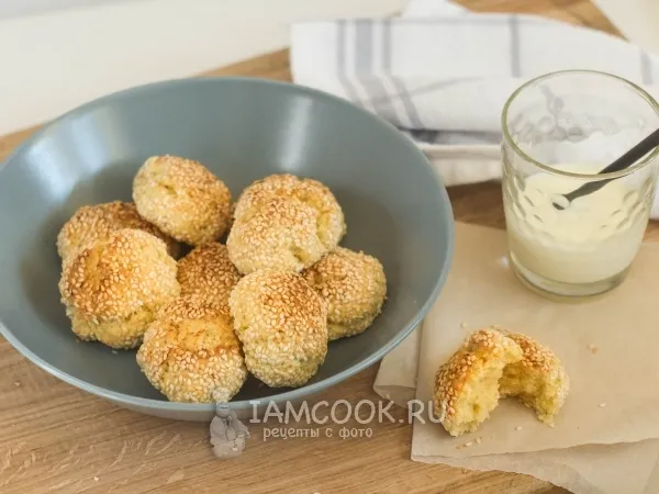 Фото блюда: Постное кунжутное печенье