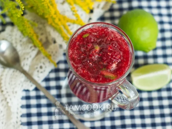 Фото блюда: Малина, перетертая с сахаром и лаймом