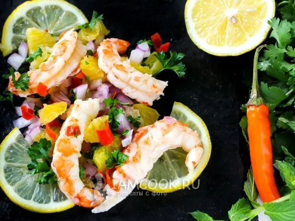 Фото блюда: Севиче из лангустинов