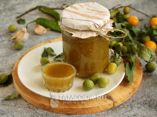 Фото блюда: Ткемали из зеленой алычи