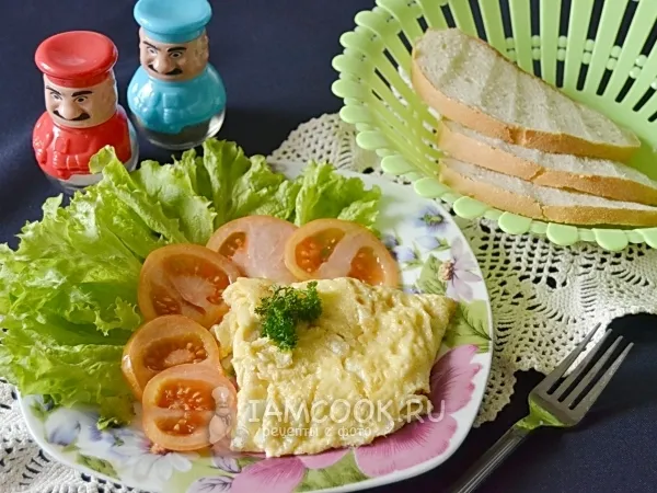 Фото готового блюда: Яичница-болтунья