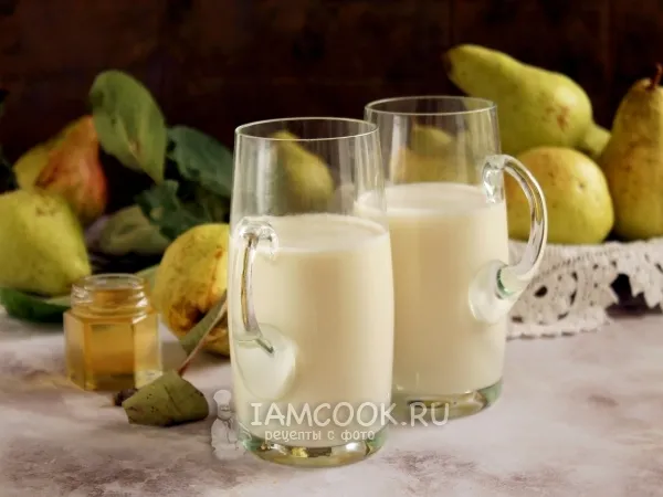 Фото блюда: Смузи из груш с кефиром