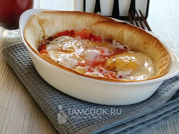 Фото блюда: Тортилья с яйцом в духовке