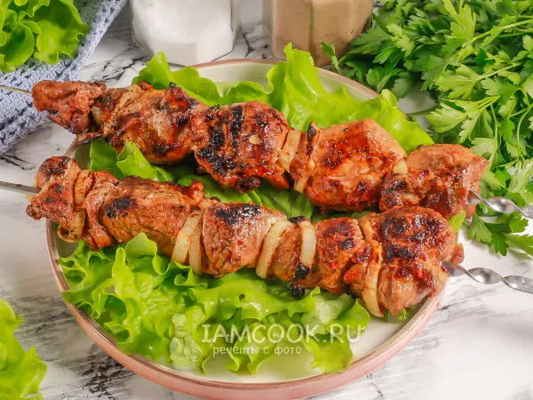 Фото готового блюда: Шашлык из баранины по-кавказски