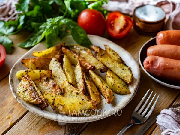 Фото готового блюда: Молодая картошка в аэрогриле