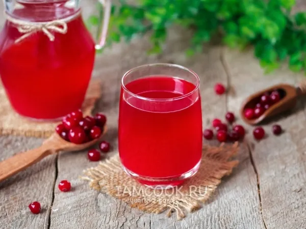 Фото блюда: Морс из замороженной клюквы