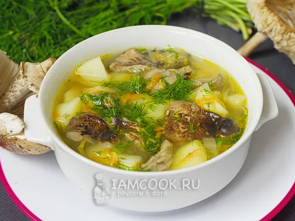 Фото блюда: Суп из зонтиков