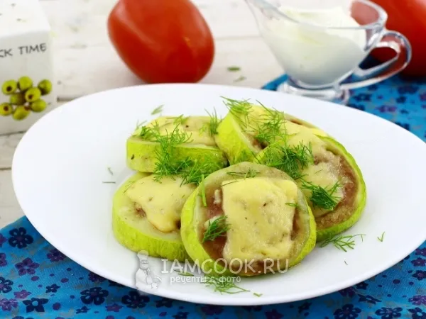 Фото блюда: Кабачки с фаршем в кляре