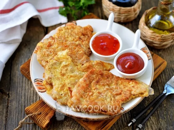 Фото готового блюда: Отбивные из свинины в соевом соусе