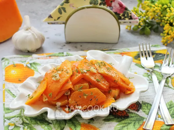 Фото блюда: Тыква в кисло-сладком соусе