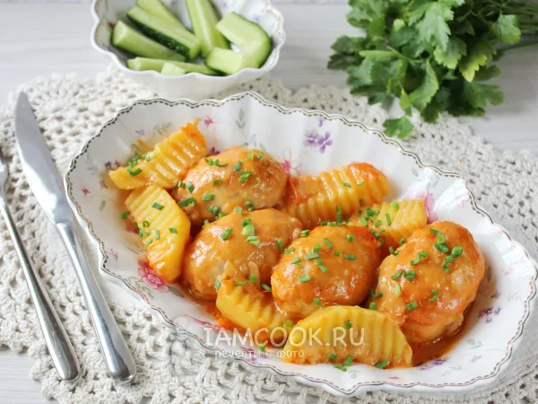 Фото блюда: Ленивые голубцы с картошкой