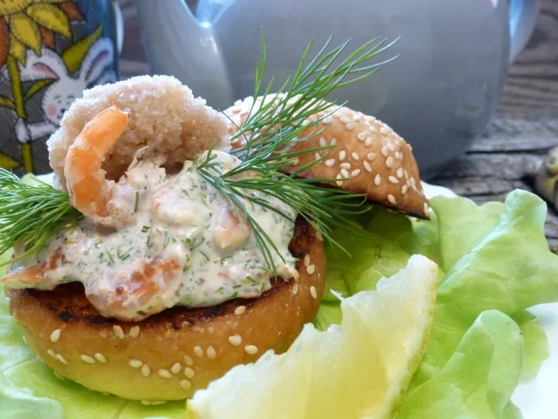 Фото блюда: Тост Скаген