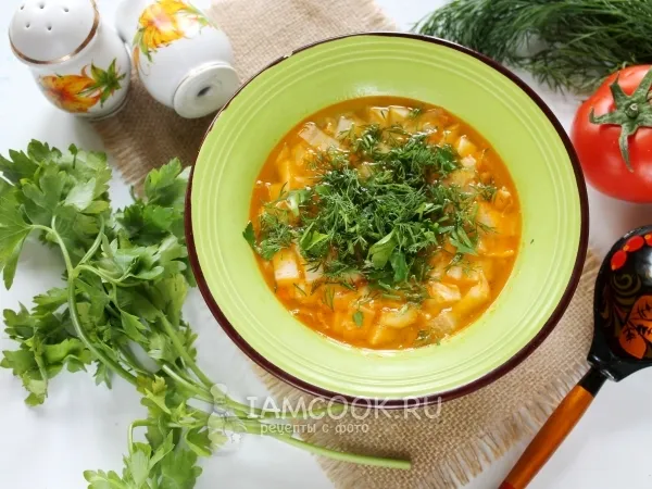 Фото блюда: Рыбные щи с горбушей