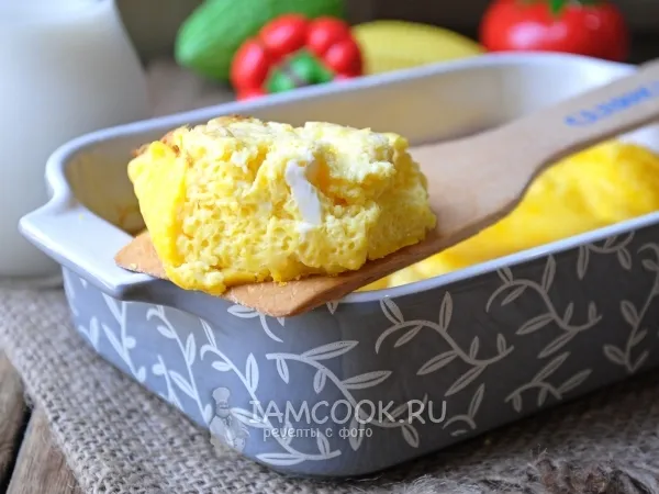 Фото блюда: Детский омлет с молоком