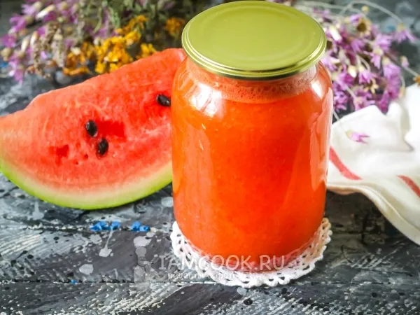 Фото готового блюда: Арбузный сок на зиму