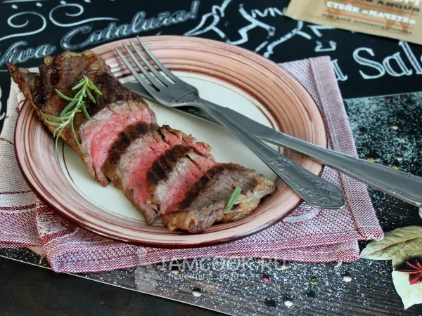 Фото готового блюда: Стейк мачете