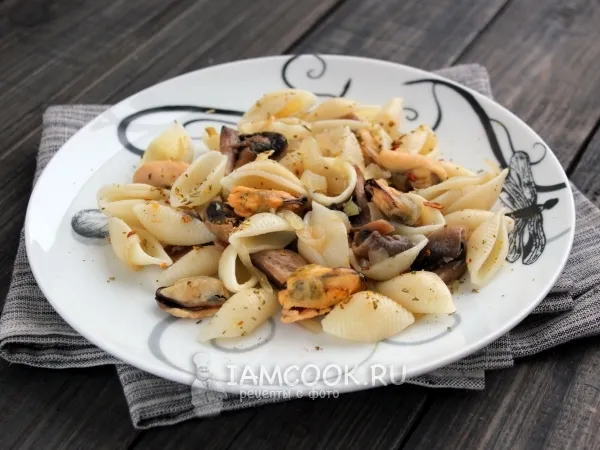 Фото блюда: Паста с мидиями