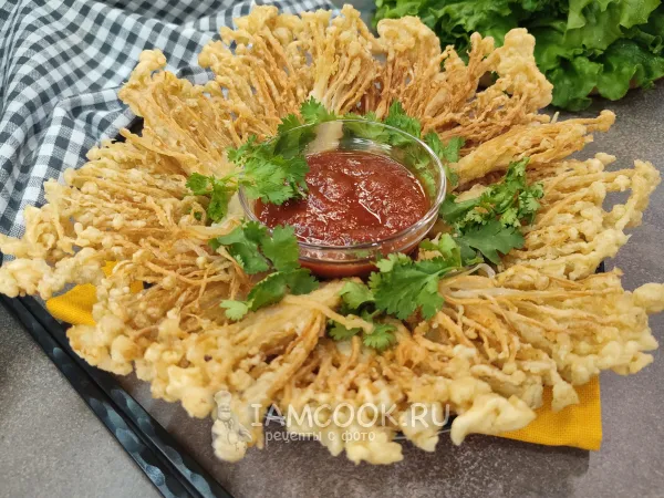 Фото блюда: Эноки в кляре