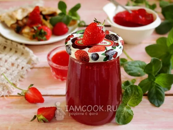 Фото блюда: Клубничный джем с пектином